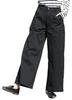 Cotton Twill Baker Wide Leg 3 M To M [Captain Kay] CK-006 Pants, Pants, Colors, 4L, Women's Bottoms, Pants, Trousers, Spring/Summer, Black,