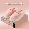Cotton Slippers Women's Winter Home Home Home Warm Non-slip Thick Bottom Couple New Wool Slippers Men's Autumn and Winter