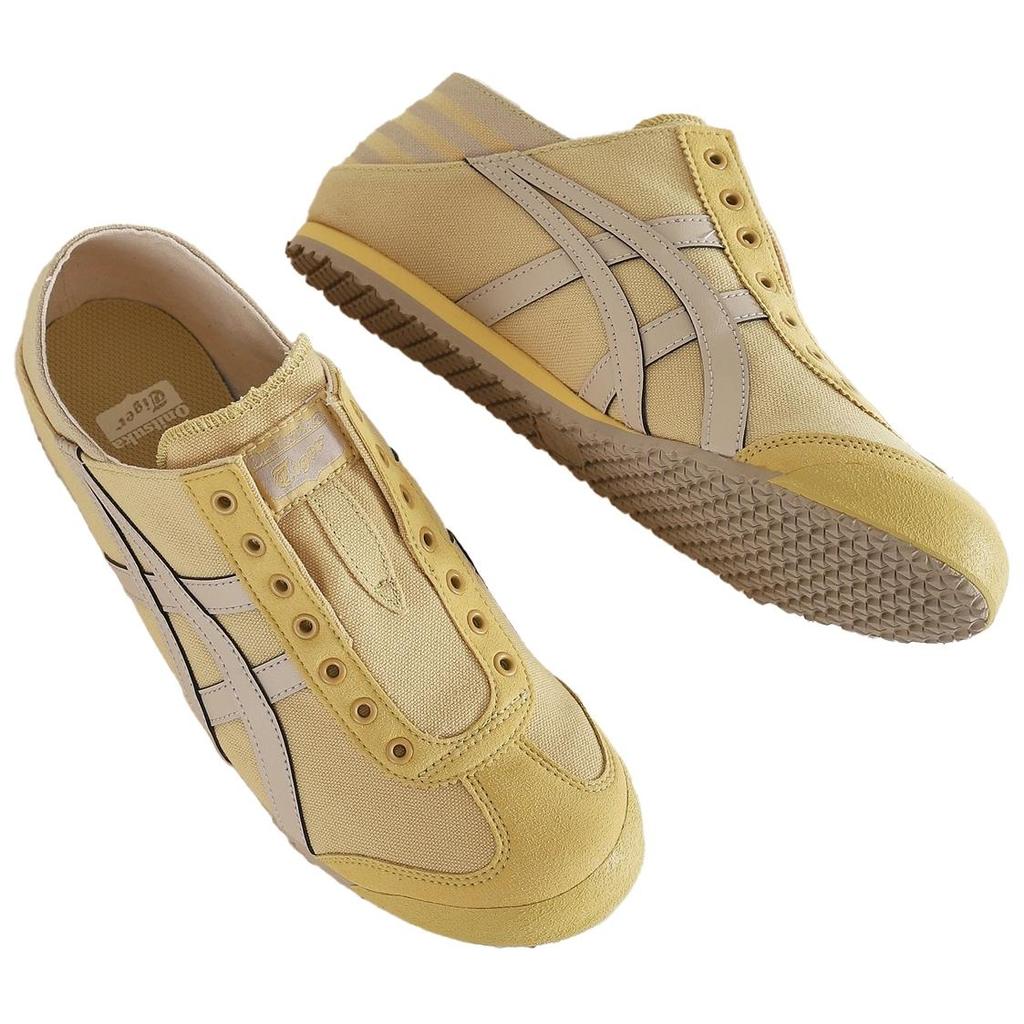 ONITSUKA TIGER Mexico 66 Paraty Comfortable Non-Slip Lightweight Low-Top Casual Shoes Unisex Sneaker Yellow 1183C075-200