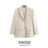 Fashion Style 2024 Spring New Arrival Women's Clothing Slim Looking Easiest for Match Loose Temperament Long Sleeve Suit Coat 2010781