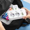 Multi-socket Power Strips Strip 3 Plugs USB Socket Electric Outlet Fast Charger Desktop Charging USB Electrical Adapter Socket
