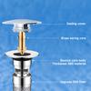 Стопор для раковины в ванной комнате Всплывающий сливной фильтр Уловитель волос и мусора Раковина