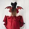 DIY Bat-like Ears Furry Bat Wings Casual Devil's Sweetheart Tail  Adults