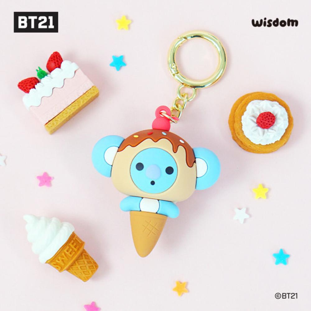 Официальный брелок с фигуркой Baby Sweet Things BTS BT21, аутентичный