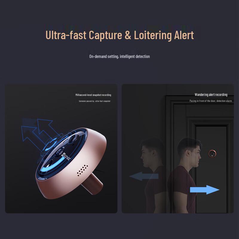 EZVIZ DP2S Smart Peephole Camera with 64GB Card (CN version)