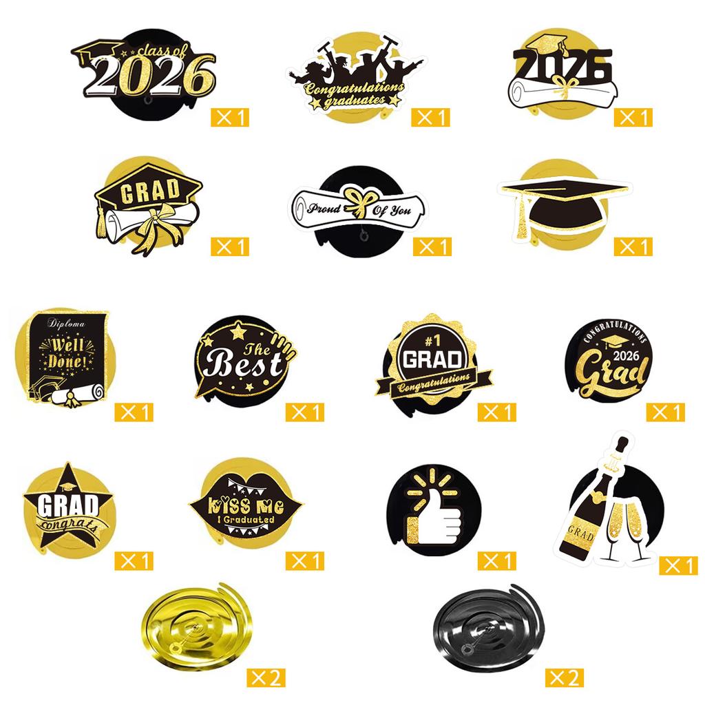 Graduation Season School Classroom Decoration Spiral Pendant Doctor Hat Medal Book Volume Spiral Pendant Customization