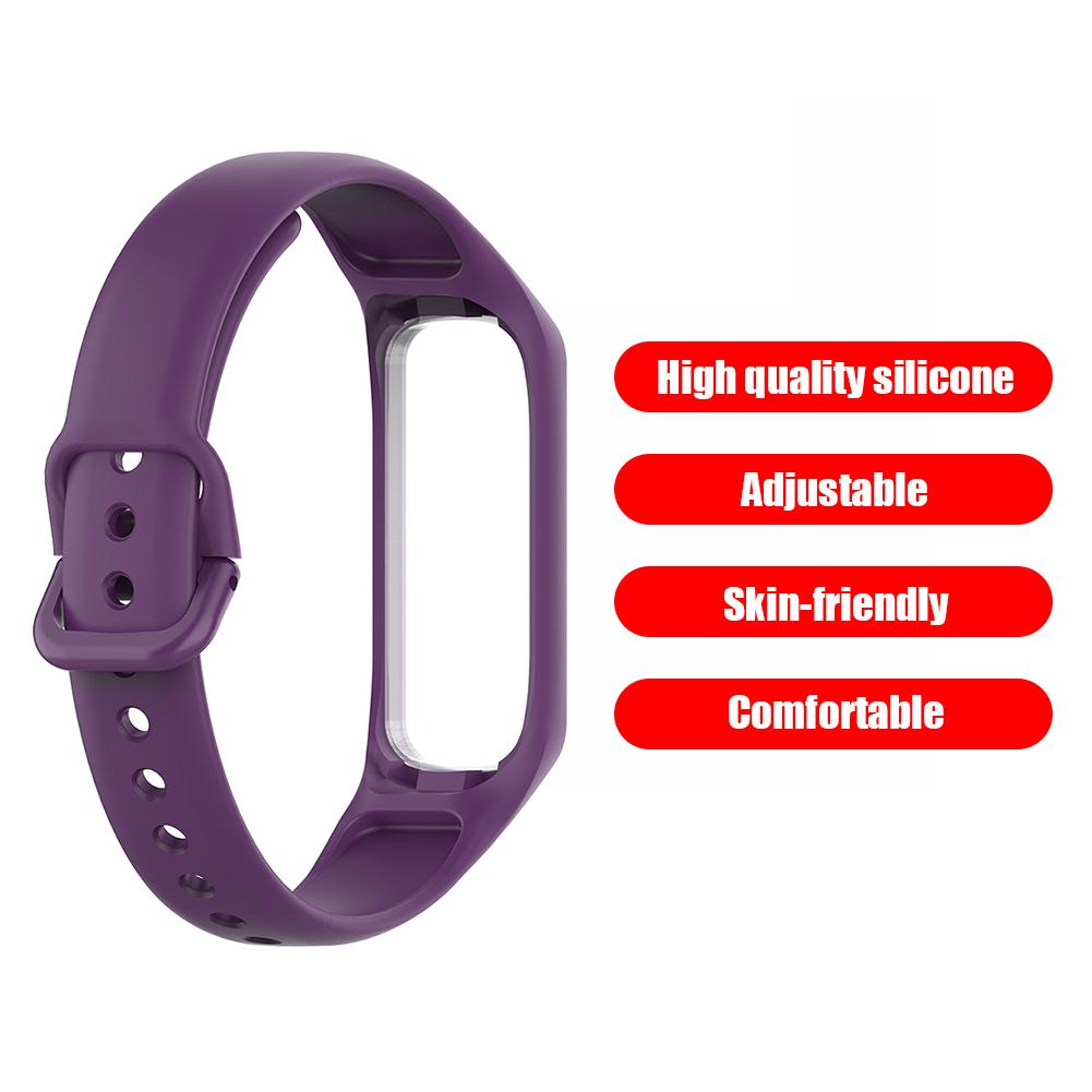 Силиконовый сменный ремешок для часов Samsung Galaxy Fit 2 SM-R220