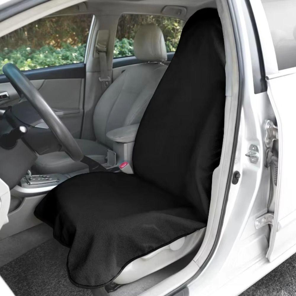 Anti-scratch Car Front Seat Cover Oil-resistant Car Seat Cushion Travel Supplies