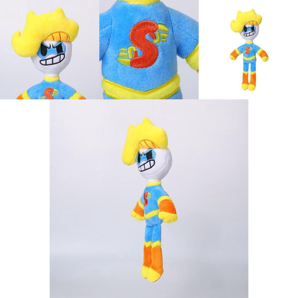 Bryson And Ham Plushie Adorable Yellow-haired Superhero Boy Doll
