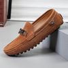 2025 New Loafers Men Soft Driving Moccasins High Quality Flats Genuine Leather Shoes Men Slip-on Suede Loafers for Men