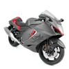 1/9 Suzuki Hayabusa 2023 Motorcycle Model Diecast Motorbike Toy with Light Gray