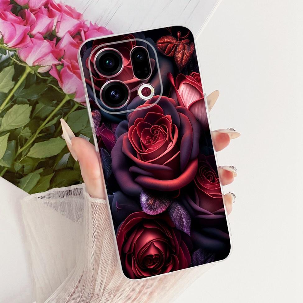 Clear For Oppo Find X9 Case Cover Cute Cat Fashion Butterfly Luxury Painted Soft Casing For Oppo CPH2797 PLJ110