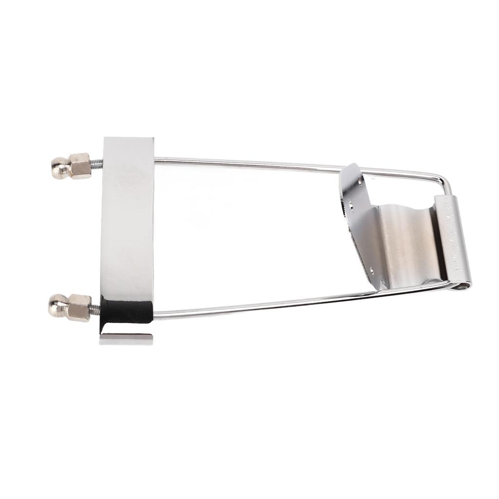 4-струнная гитара с подгрифком, металлическая, серебряная, без заусенцев, гитарный струнодержатель, бридж для замены