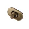 Mini Oval Twist Lock Turn Locks Metal Closure Buckle For Purse Wallet Women'S Handbag Shoulder Bag Accessories