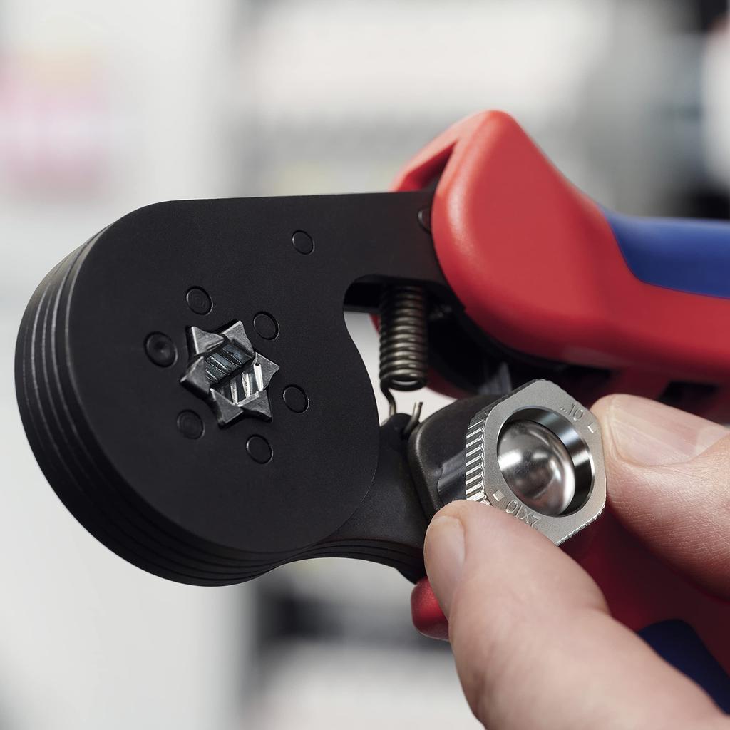 Клещи обжимные KNIPEX для концевых гильз 9753-14 Саморегулирующиеся 9753-14