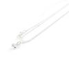 Les Trésors De Lily [D4626] - Silver 'Heart' Silver Necklace - 45 Cm 8x7 Mm