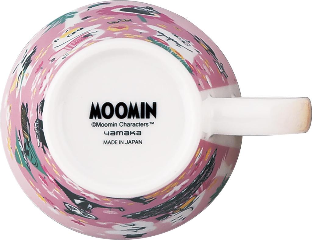 Yamaka Shoten MOOMIN Большая 10 x День Рождения Сделано в "4 Сезона" Кружка, 340 мл, Диаметр Прибл.. 9 см, Весна, Подарок, Товары, Посуда, Япония, Розовый, MM9601-11