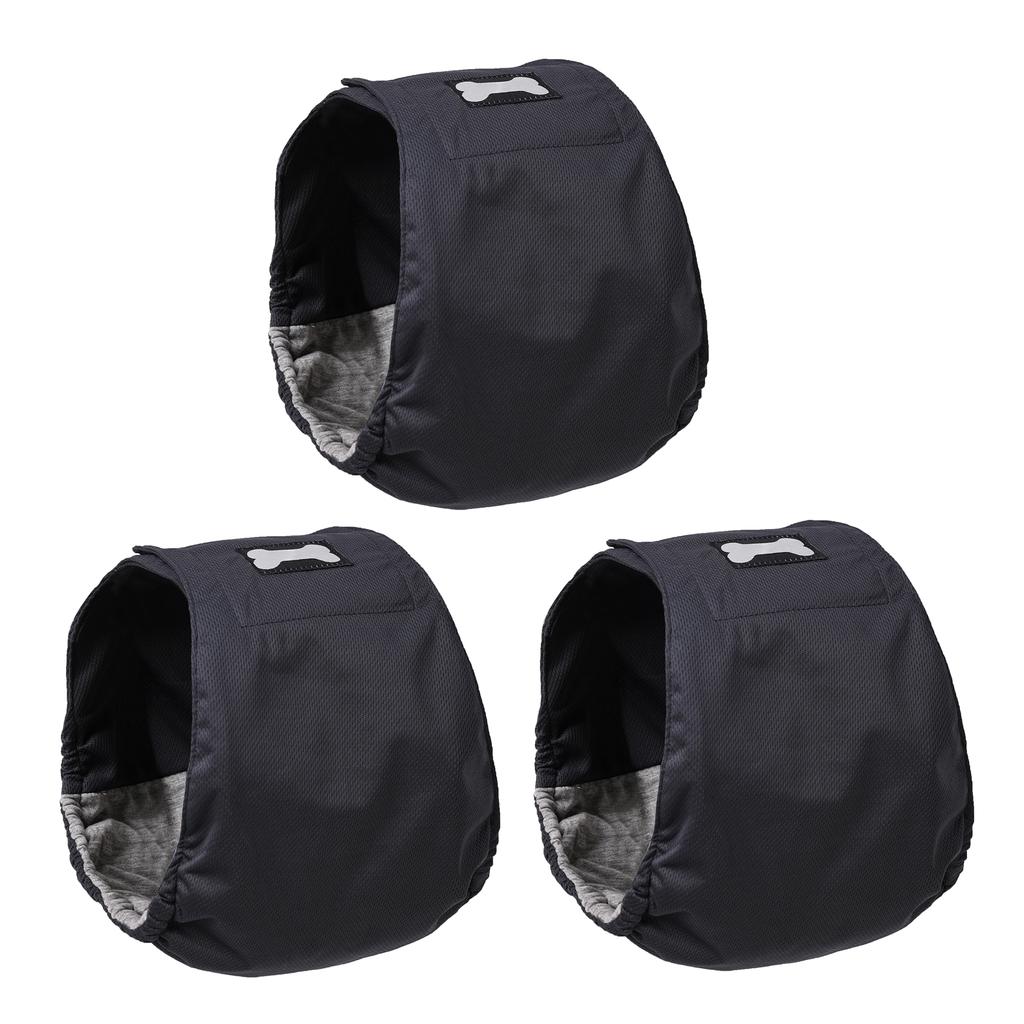 Washable Wrap Diapers for Male Dogs Reusable Male Dog Belly Band Breathable Male Dog Wraps, Pack of