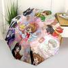 1 шт. Автоматический складной зонт - Рисунок Cardcaptor Sakura Портативный складной дизайн С 8 спицами Рождественские и Новогодние подарки