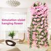 2Pcs Simulated Flowers Bouquet Bright Color Indoor Outdoor Artificial Plants Lifelike Design No Withering Artificial Flowers