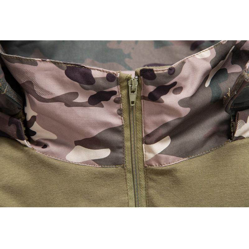 Мужская толстовка с капюшоном и съемными карманами для тренировок на открытом воздухе, эластичная футболка S-XXL