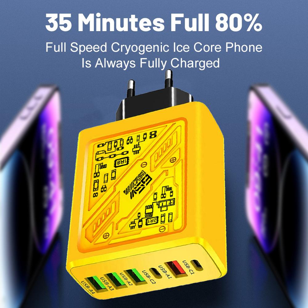 65 Вт USB зарядное устройство Type C кабель для быстрой зарядки QC3.0 дорожные зарядные устройства для iPhone Samsung Xiaomi адаптер для мобильного телефона EU US UK вилка