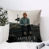 Cute EEdS SSheeranS Cushion Cover Breathable Linen Pillow Cover SkinFriendly Home Decor Pillowcase with Hidden Zipper