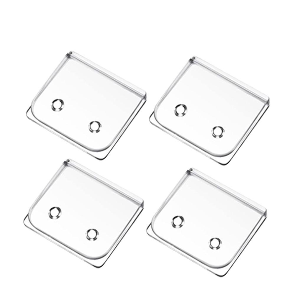2/4/6/8Pcs Transparent Curtain Closure Clip Windproof Curtain Fixing Buckle  Toilet Curtain