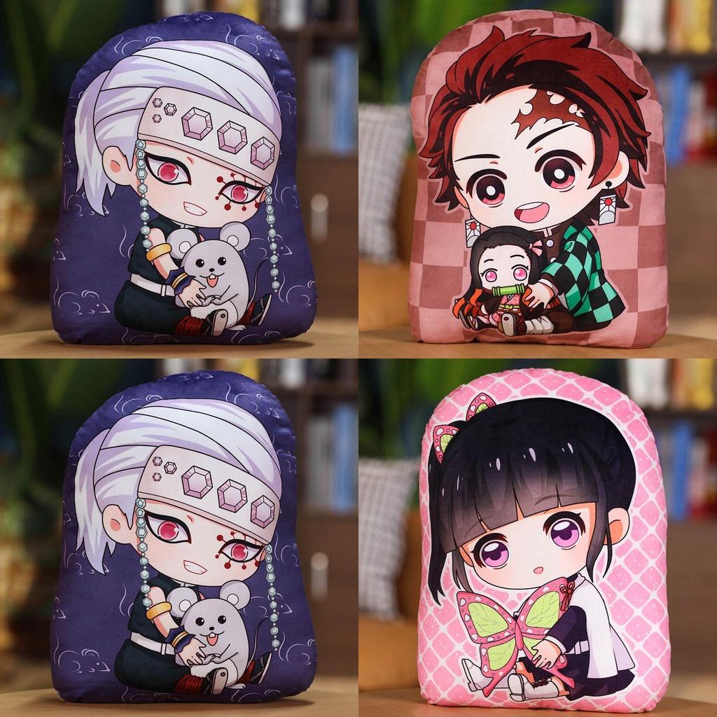 Аниме Клинок, рассекающий демонов Kimetsu No Yaiba Плюшевая подушка-подвеска Мягкая игрушка Идеально для коллекции и украшения