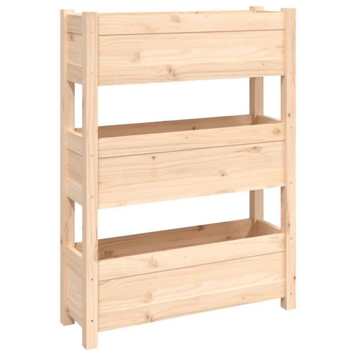 VidaXL Planter 77x25x104.5 Cm Solid Pine Wood 823934