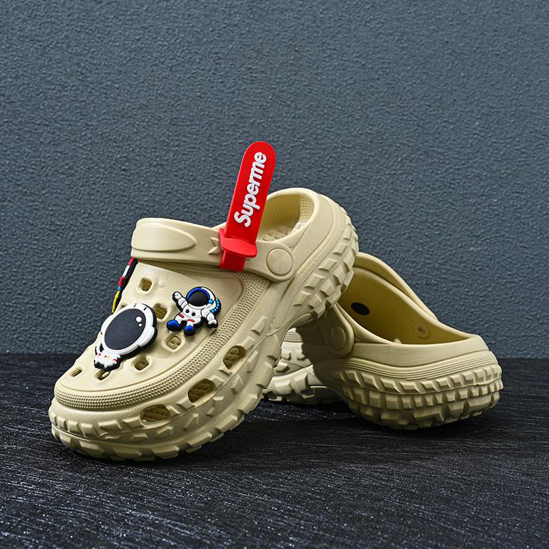 Летние детские мультяшные ЭВА клоги для мальчиков и девочек, дышащие, нескользящие, пляжная обувь различных цветов и размеров для активного отдыха