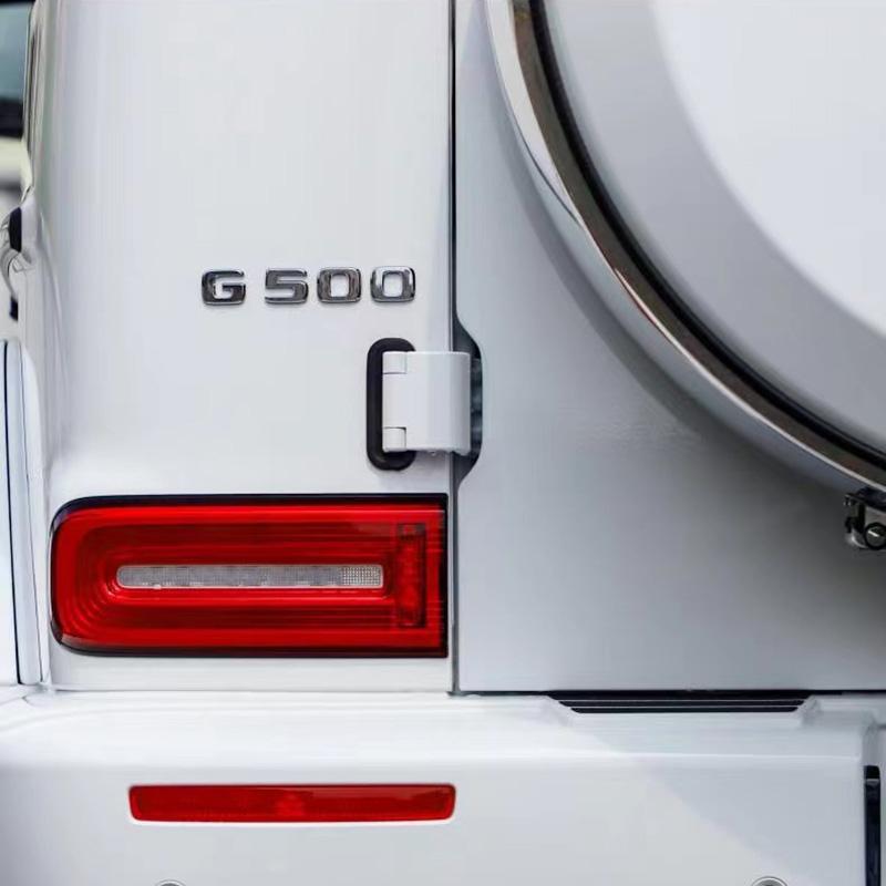 3D ABS Car Trunk Letters Logo Badge Emblem Decals Sticker For Mercedes Benz G Class G55 G63 G65 G350 G500 G550 W461 W463 W464 JZX4