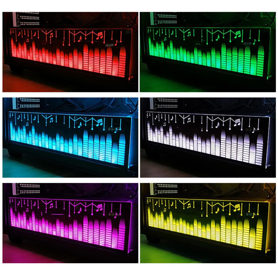 RGB Задняя панель с музыкой RGB Контроллер вентиляторов для видеокарты GPU и корпуса игрового ПК ARGB Светодиодная подсветка Aura Sync
