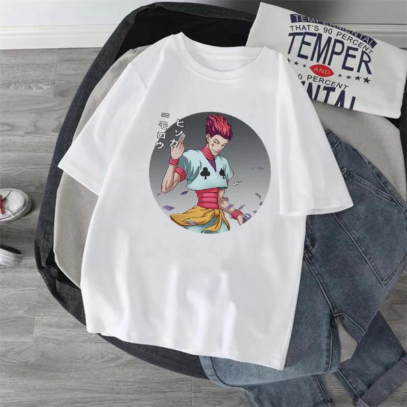 Y2k Women T Shirt Hunter X Hunter Kawaii Japanese Anime T-shirt Harajuku Fashion Casual Funny T-shirts Short Sleeve Summer Tops
