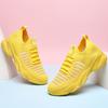 2024 Лето Новые дышащие спортивные туфли Женские дышащие летающие тканые туфли Сетчатые повседневные кроссовки с мягкой подошвой для бега Кроссовки
