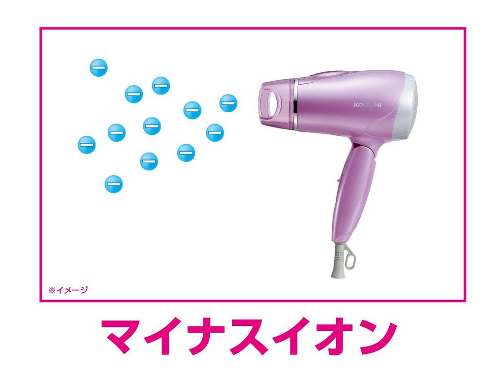 Koizumi Hair Dryer Negative Ion Lightweight Violet KHD-9600/V