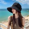 Stylish Breathable Unisex Wide Brim Sun Protection Bucket Hat Foldable Beret for Outdoor Beach Sun Hat