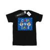 Disney Womens/Ladies Chip N Dale Blue Frame Cotton Boyfriend T-Shirt