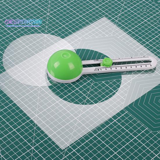 1 комплект кругового резака, простой в использовании, прочный круглый резак, круглый режущий инструмент с регулируемым диаметром для поделок из бумаги