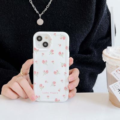 Новинка 2023 года, чехол для телефона с цветочным узором для Iphone 13 12 Pro Max 14promax 11 Xsmax Xr X, силиконовый мягкий противоударный чехол на заднюю панель, чехол в виде ракушки