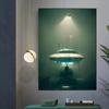 UFO Glow Strangely In the Dark Series TV Movie Poster Alien Spacecraft Captures People Research Pictures Wall Canvas Art Decor
