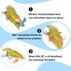 4 PCS Plastic Adjustable Bettas Hammock, Betta Leaf Hammock, Betta Leaves Spawning Grounds Resting Bed, Plant Leaf Pad for Bettas Fish Tank