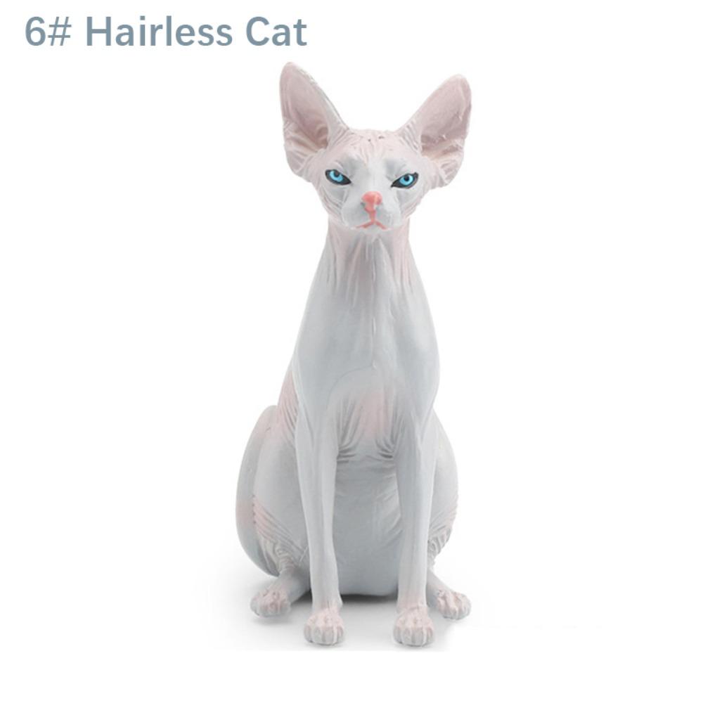 PVC Simulation Cat Model Siamese British Shorthair Cat Cat Statue Ornament Car Decoration