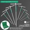 T/L 2.5/3/4/5/6/8/10mm Torx Screwdriver T Type Allen Hex Wrench Chrome Spanner T-shaped Hand Tool Extended T-Socket Wrench