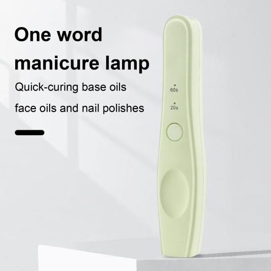 Портативная УФ-лампа для ногтей, мини-дизайн, компактный ручной быстросохнущий экологически чистый светильник для маникюра