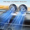 Удобный автомобильный охлаждающий вентилятор с 10 лезвиями, регулируемое тепловыделение