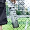 1 шт. 1000 мл Градиентная Спортивная Бутылка для Воды Герметичный Портативный Кувшин для Фитнеса с Трубочкой для Спортзала, Улицы, Пляжа, Путешествий