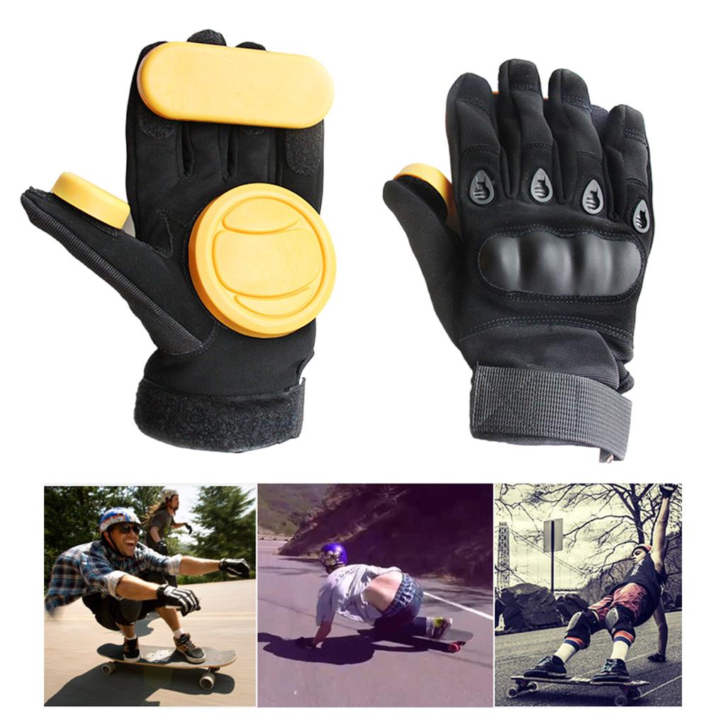 Downhill Skateboard Gloves Outdoor Sliding Gloves Longboard Hand Palm Slide Gloves Skate Accessories Easy To Use