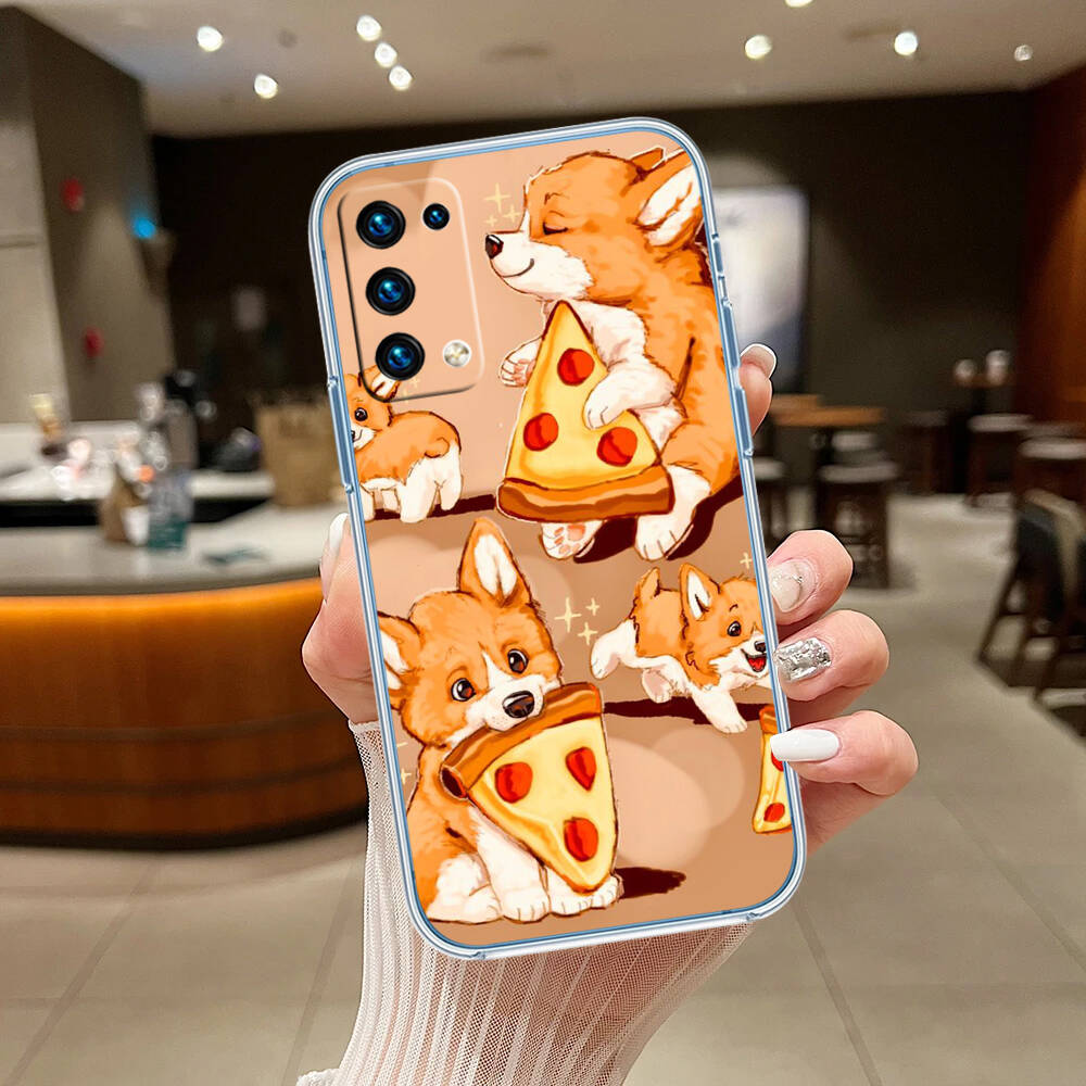 Cute Corgi dog Phone Case for Motorola G14 G15 G24 G30 G31 G32 G34 G41 G42 G51 G52 G50 G60S G60 G62 G72 G71 G73 G84 G85 G200 E32