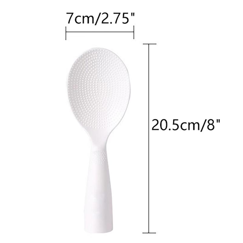 Rice Scoop Stand-Up Non-Stick Rice Spoon Plastic Rice Cooker Spoon Pp Rice Shovel Cooking Spoon Ladle Kitchen Utensils